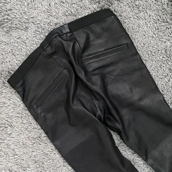 Helmut Lang Leather Leggings - Picture 5 of 6